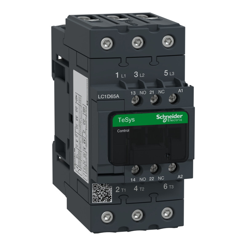 Stýkač LC1D65AP7 EVERLINK 65A 1NO+1NC 230V AC LC1D65AP7
