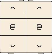 Sp�na� 100-51036 NHC 6-n�sobn� ovl�da� 2x �al�zia - CREAM 100-51036