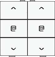 Sp�na� 101-51036 NHC 6-n�sobn� ovl�da� 2x �al�zia - WHITE 101-51036