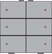 Sp�na� NHC 6-n�sobn� ovl�da�+LED - STERLING 121-52006