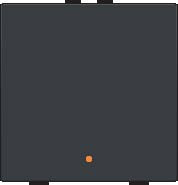 Sp�na� 122-52001 NHC 1-n�sobn� ovl�da�+LED - ANTHRACITE 122-52001