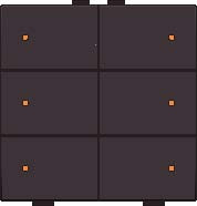 Sp�na� NHC 6-n�sobn� ovl�da�+LED - DARK BROWN 124-52006