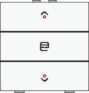 Sp�na� NHC 3-n�sobn� ovl�da�+LED 1x �al�zia - WHITE COATED 154-52033