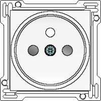 Kryt 154-66101  z�suvky 21mm s detskou poistkou-WHITE COATED 154-66101
