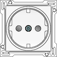 Kryt 154-66901  z�suvky, SCHUKO, s detskou poistkou WHITE COATED 154-66901