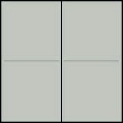 Kryt 157-00007  BUS / RF  2x1/2 CHAMPAGNE COATED 157-00007