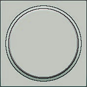 Kryt 157-64006  Stredov� kryt tla�idlo 6A-CHAMPAGNE COATED 157-64006