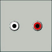 Kryt 157-69716  z�suvky 2xCINCH CHAMPAGNE COATED 157-69716