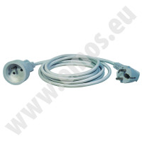 Predl�ova�ka P0113C 1Z 3M (H05VV-F 3G1mm2) biela P0113 1901010300