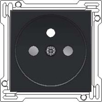 Kryt 200-66601  z�suvky 28,5mm s detskou poistkou-BAKELITE PIANO BLACK 200-66601