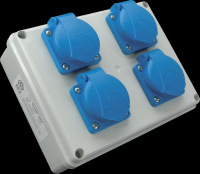 Skri�a ROSP 4VZ mikro z�suvkov� neisten� 4x16A 250V Pg16 IP54 10010618.00