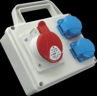 Skri�a ROSP 1631 D  rozv. z�suvkov� s dr�iakom 1x1653+2x220V bez isti�ov 10010519.00