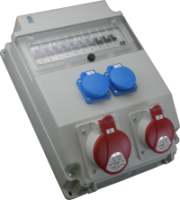 Skri�a ROS11/FI-26  z�suvkov� 1x3253,1x1653, 2x250V 16A, modulov� IP54, isten� s chr�ni�om 10011088.00