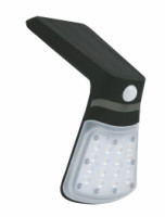 Svietidlo FOX SOLAR PIR 16LED B NW 4000K 48/240lm IP65 neutrlna biela GXSO007