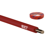 Vodi H07V-U 1x4 erven CY red