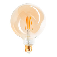 iarovka ORO-LED-E27-G125-FL-AMBER-6W-WW 550lm 2200K tepl biela ORO04029 5902533190614