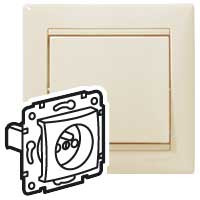 Z�suvka Va-Be 1x2P+T b�ova 774398