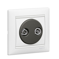 Z�suvka Va-Bi TV-RD hviezda �tlm 1,5dB biela 774432