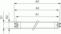 iarivka Ecofit LEDtube 600mm 8W 840 T8 4000K 871951440367300 929003130302