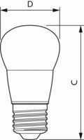 iarovka CorePro lustre LED ND 5-40W E27 827 P45 312623 470lm 2700K WW tepl biela 929002969402