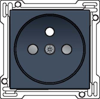 Kryt 220-66601 z�suvky 28,5mm s detskou poistkou-ALU STEEL GREY 220-66601