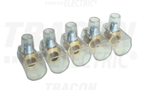 Svorka TBT-16  5 �l�nkov, 1 skrut., izol. priesvitn�, 5�16mm2, 450VAC TBT-16
